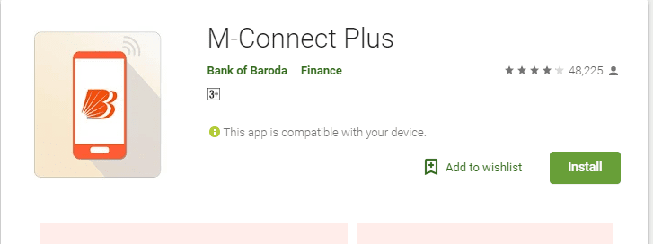 Bank of Baroda M-Connect Plus